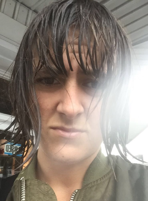 Drenched.