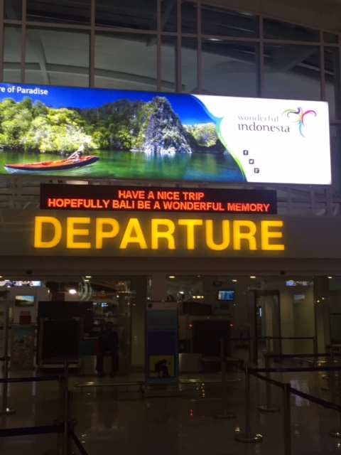 Top banter at the airport though.