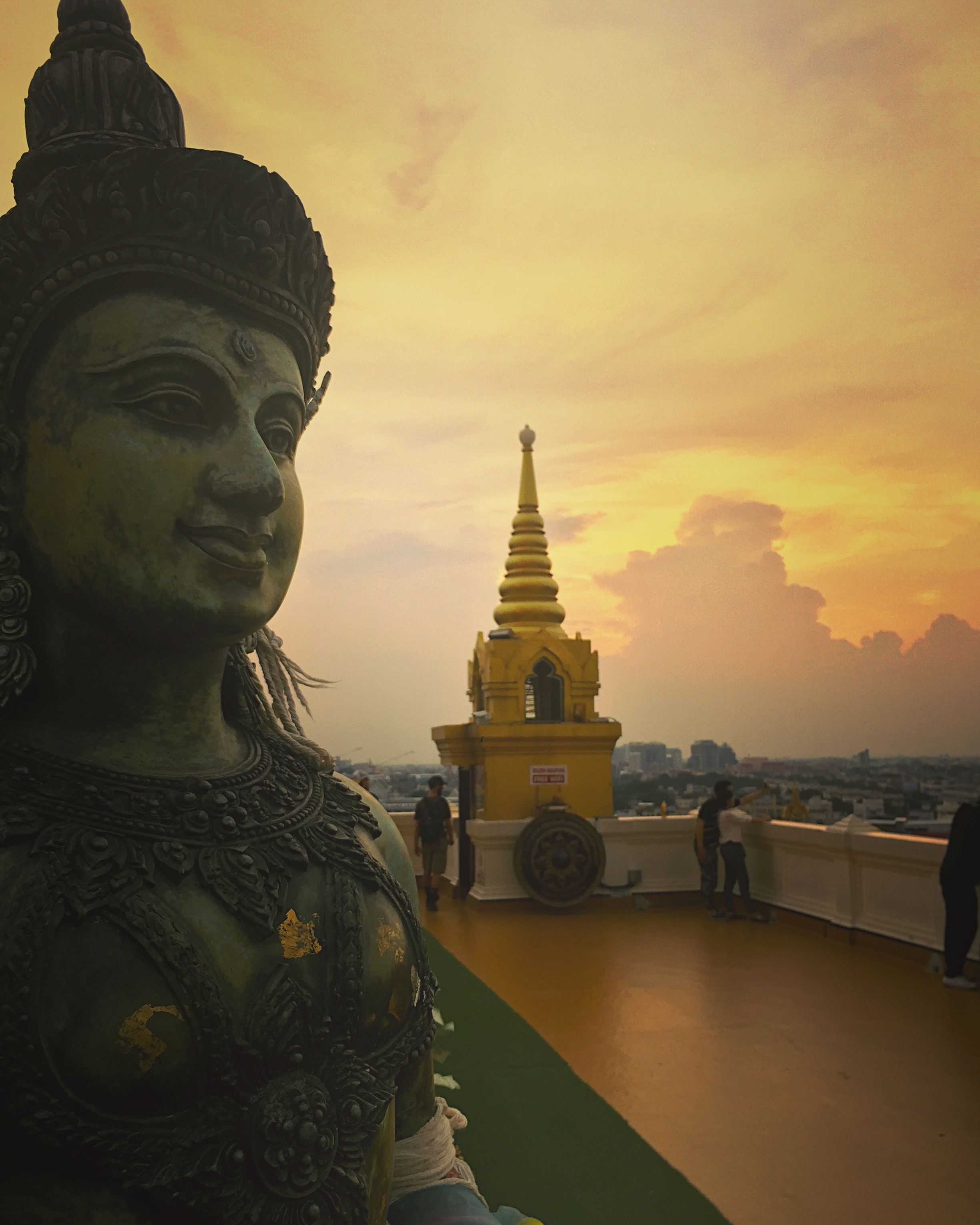 Sunset at the Golden Mount (Wat Saket)