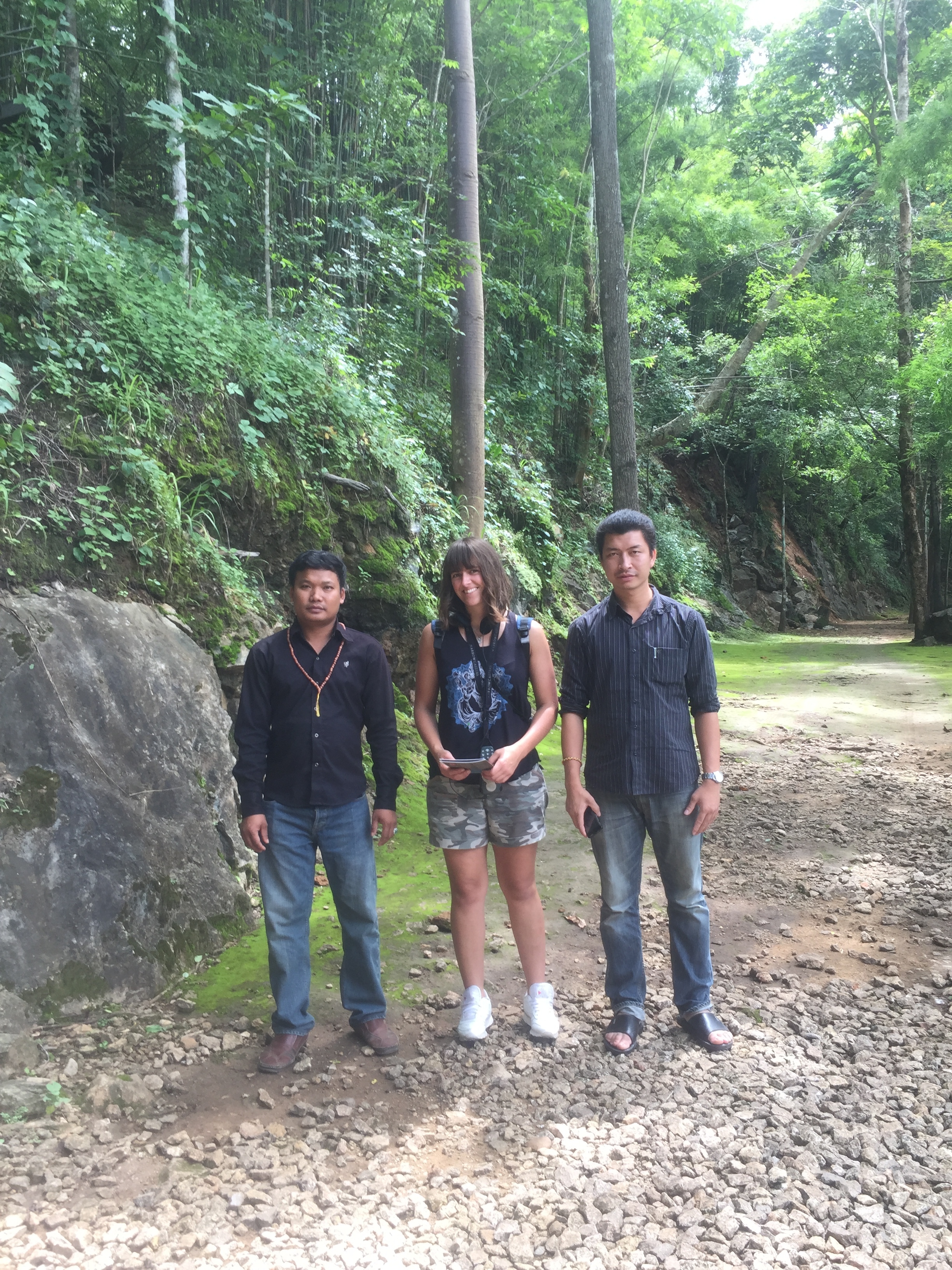I had to stop to have photos with three or four different families.