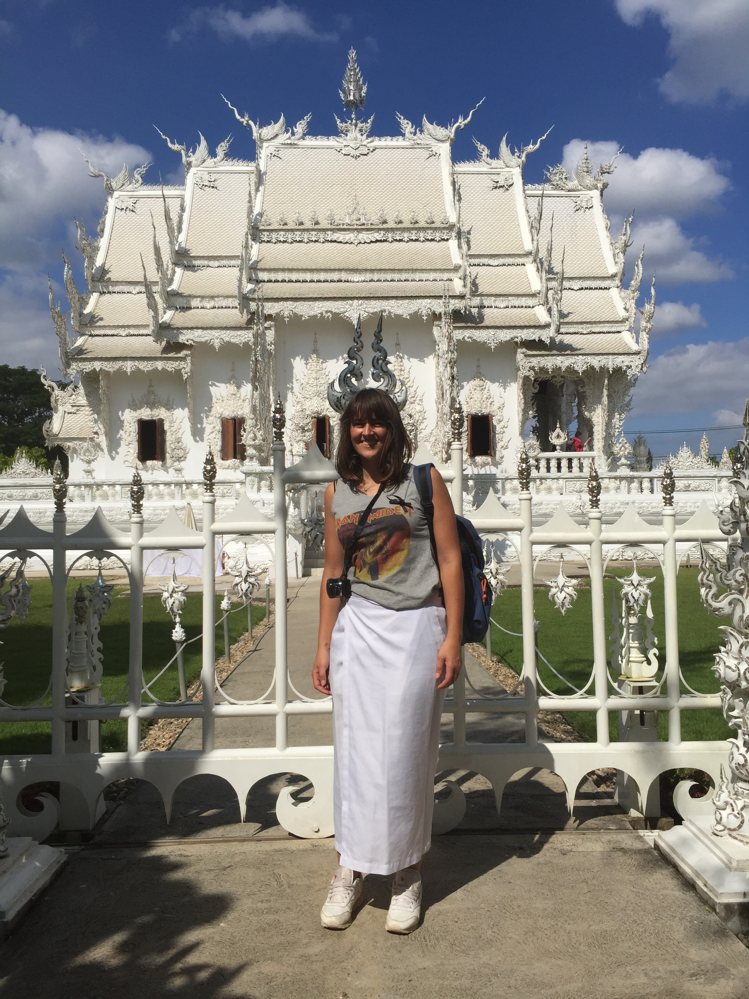 White Temple Side View