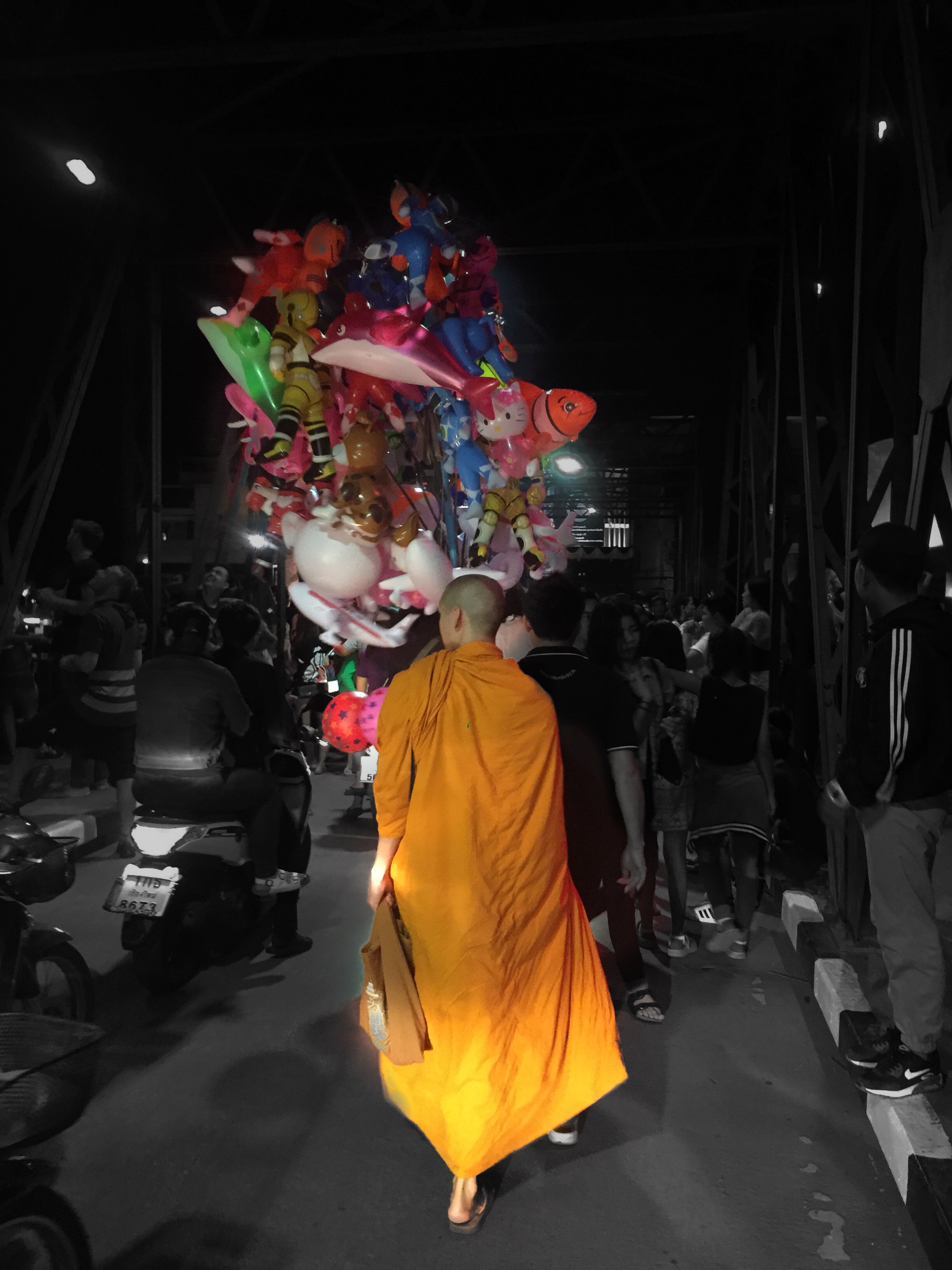 Chased a Monk down the street just to get this shot.
