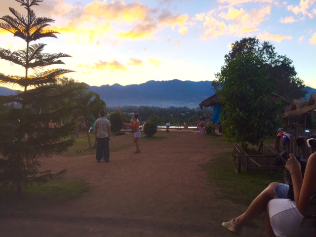 Evening practices.