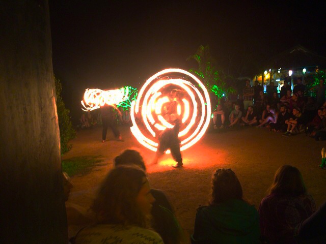 Fire shows.
