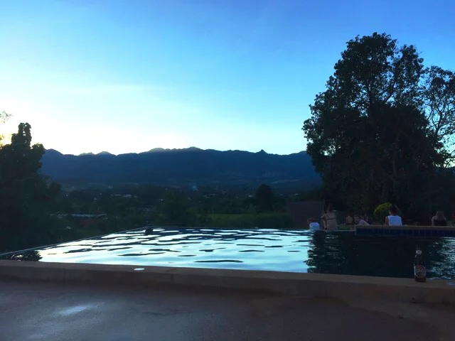 The pool I didn't ever use.