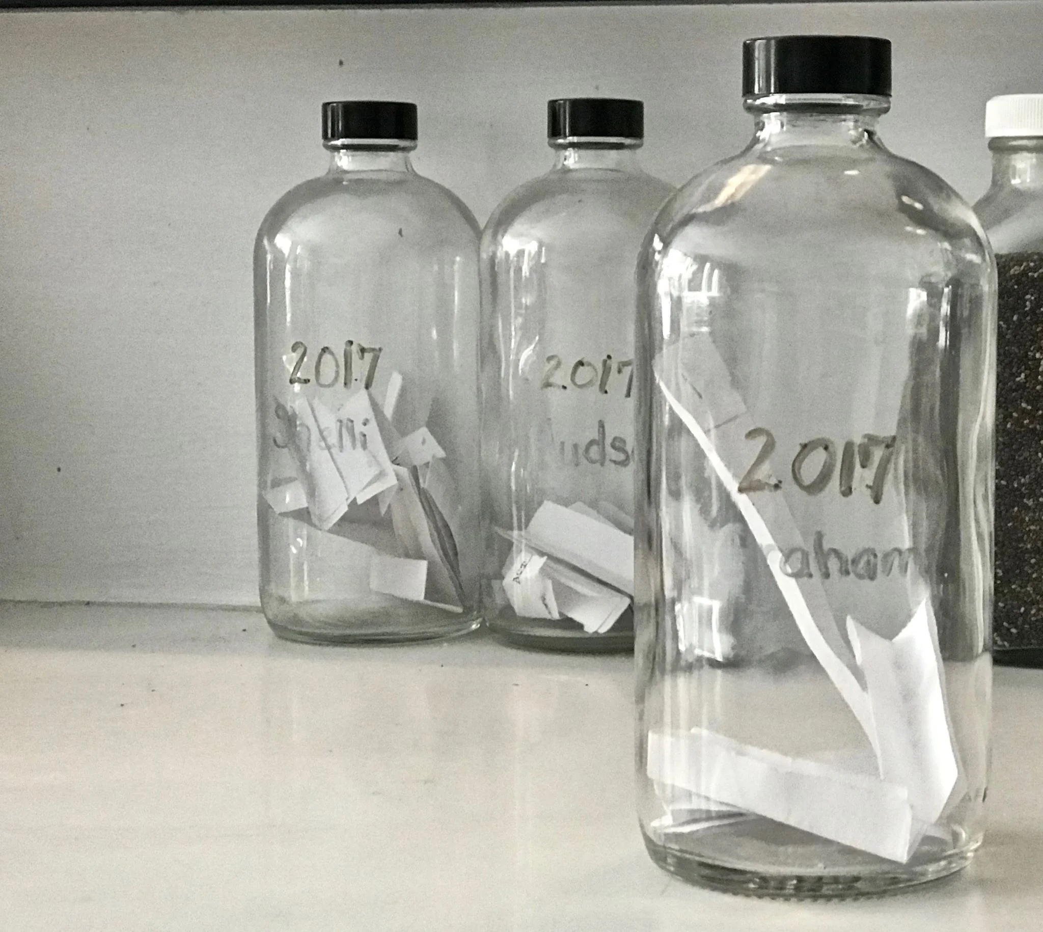 HAPPY NEW YEAR! Your kids are back to school. And RAD Parenting is back to podcasting. (New episode coming shortly!) In the meantime, here's a family tradition to help keep all those good 2018 memories-to-come from getting lost in our hectic daily routines... Decorate a Memory Jar for each family member. Then fill them throughout the year with your good memory notes on little pieces of paper. You decide: achievements or just things that make you smile... weekly or when the mood strikes... self reflection or adding notes to each other's jars. Here's to a 2018 filled with love, laughter and wisdom! And come 2019, you should each have a jar of smiles to open.