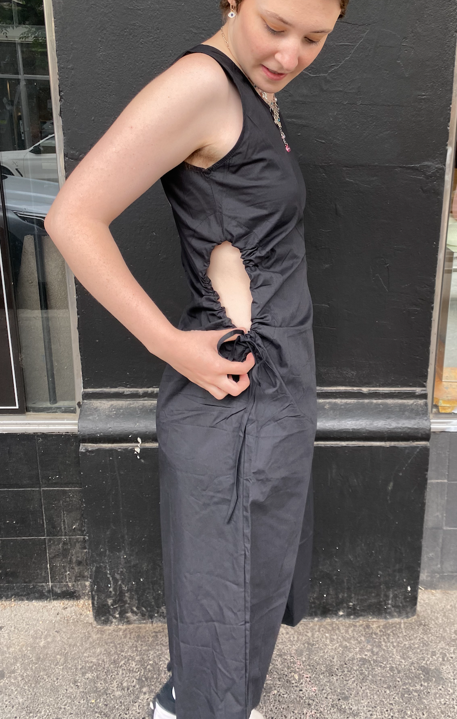 Black Cut-Out Dress  SUNDAY SOCIAL