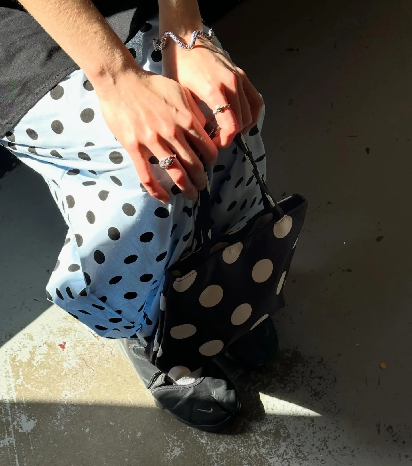 today&rsquo;s window outfit 🦋🩵💙💎 dress, pants, bag, scrunchie &amp; bangle all SS !!!

pop in everyday 11am - 5pm or dm to secure xxx