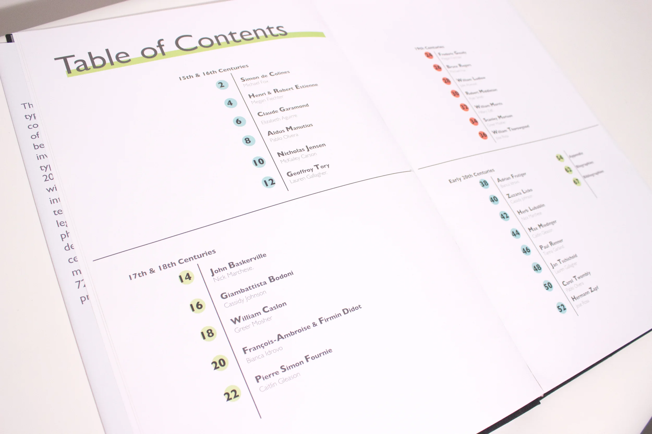 Table of Contents 