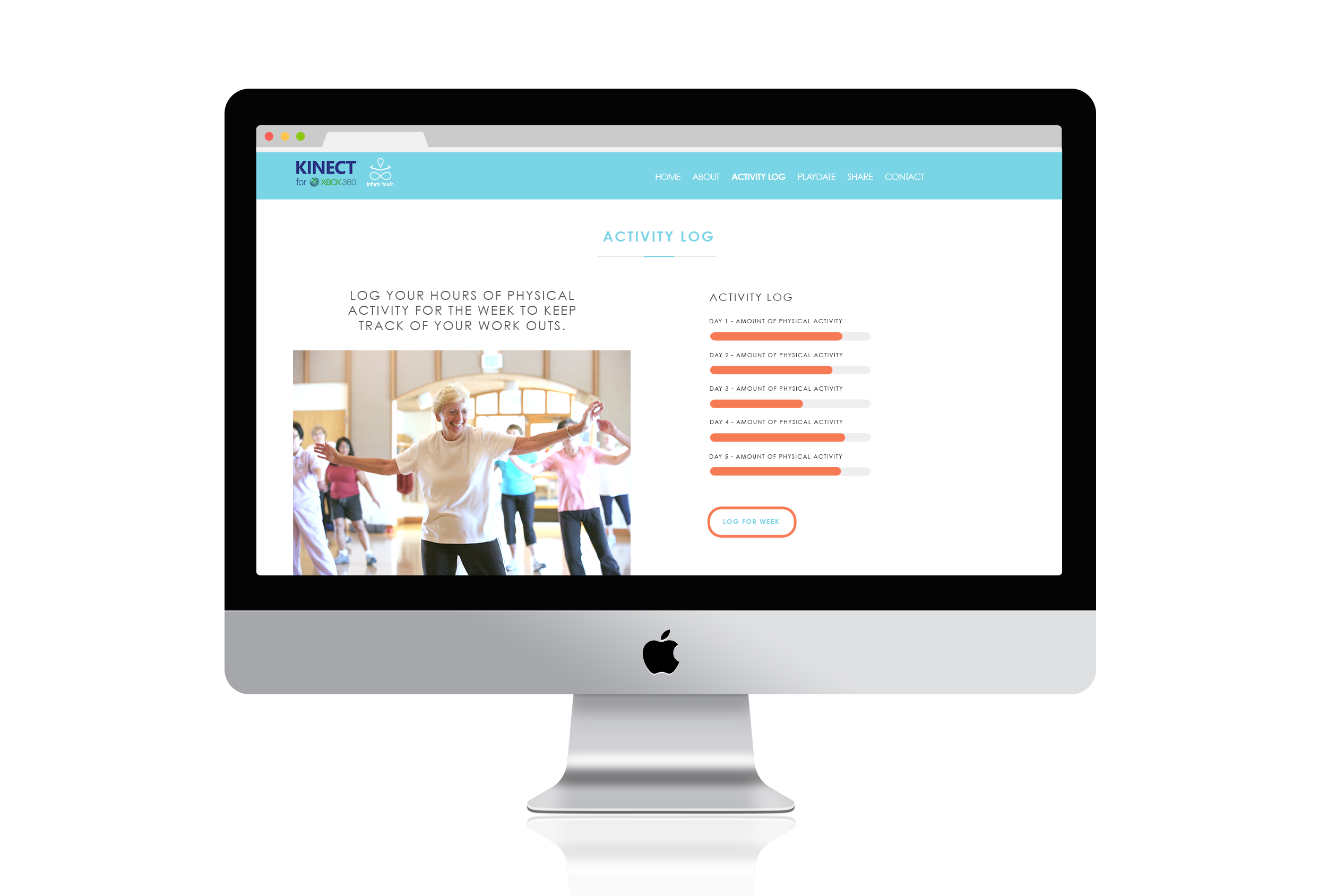 Website - Activity Log Page