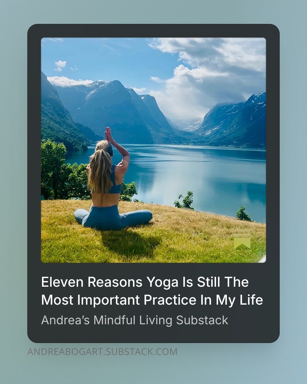 In honor of May being Mental Health Awareness month&ndash; I'm giving in to my urge to share my personal experience with Yoga...On breath, presence, and why I'll never stop showing up to my mat!

This one includes a Spotify playlist I created for you