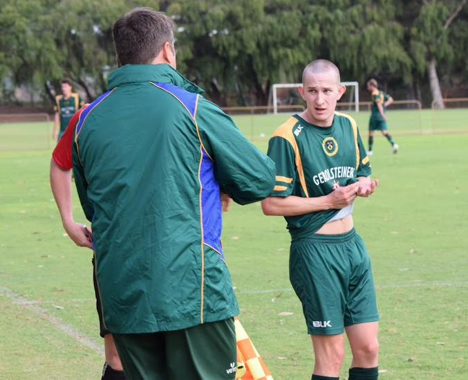 Lloyd Prout scored for UWA in a hard fought draw with Rockingham