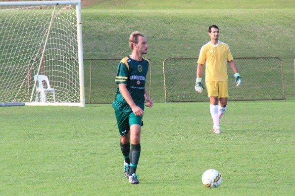 Michael Vlasich scans the field 