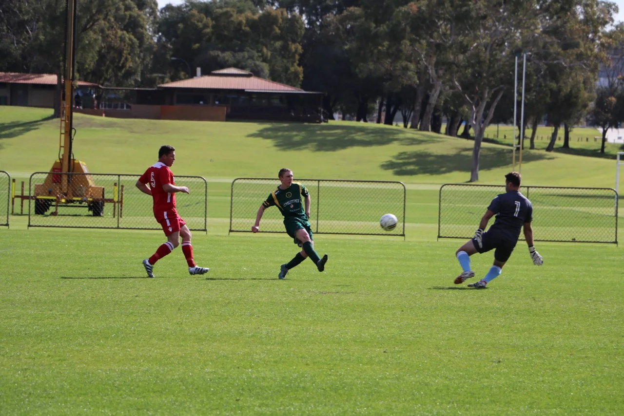 Alex Kretowicz rattled the post early on - Photo Courtesy of Gabriele Maluga