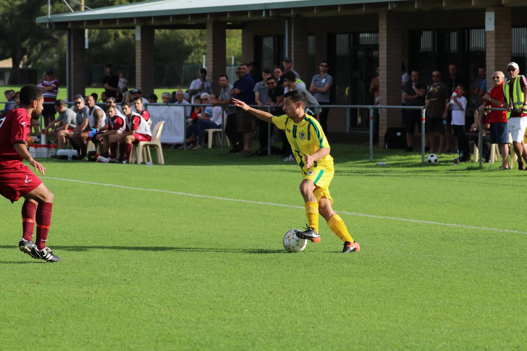 LUKE RANDAZZO WILL BE LOOKING TO BAG ANOTHER MAJOR AFTER OPENING HIS ACCOUNT AGAINST JOONDALUP - CREDIT: GABRIELE MALUGA