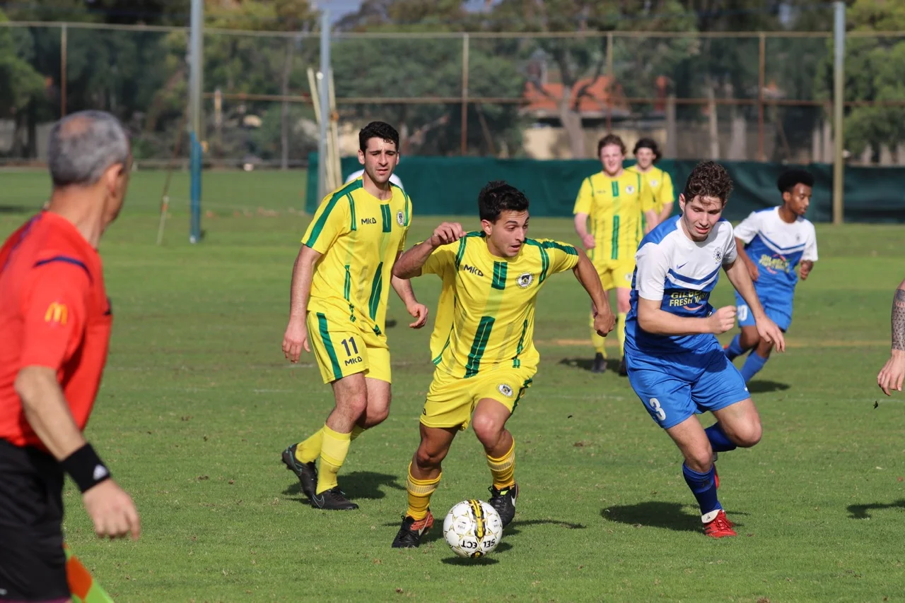 LUKE RANDAZZO BAGGED A BRACE IN A MAN OF THE MATCH PERFORMANCE - CREDIT: GABRIELE MALUGA