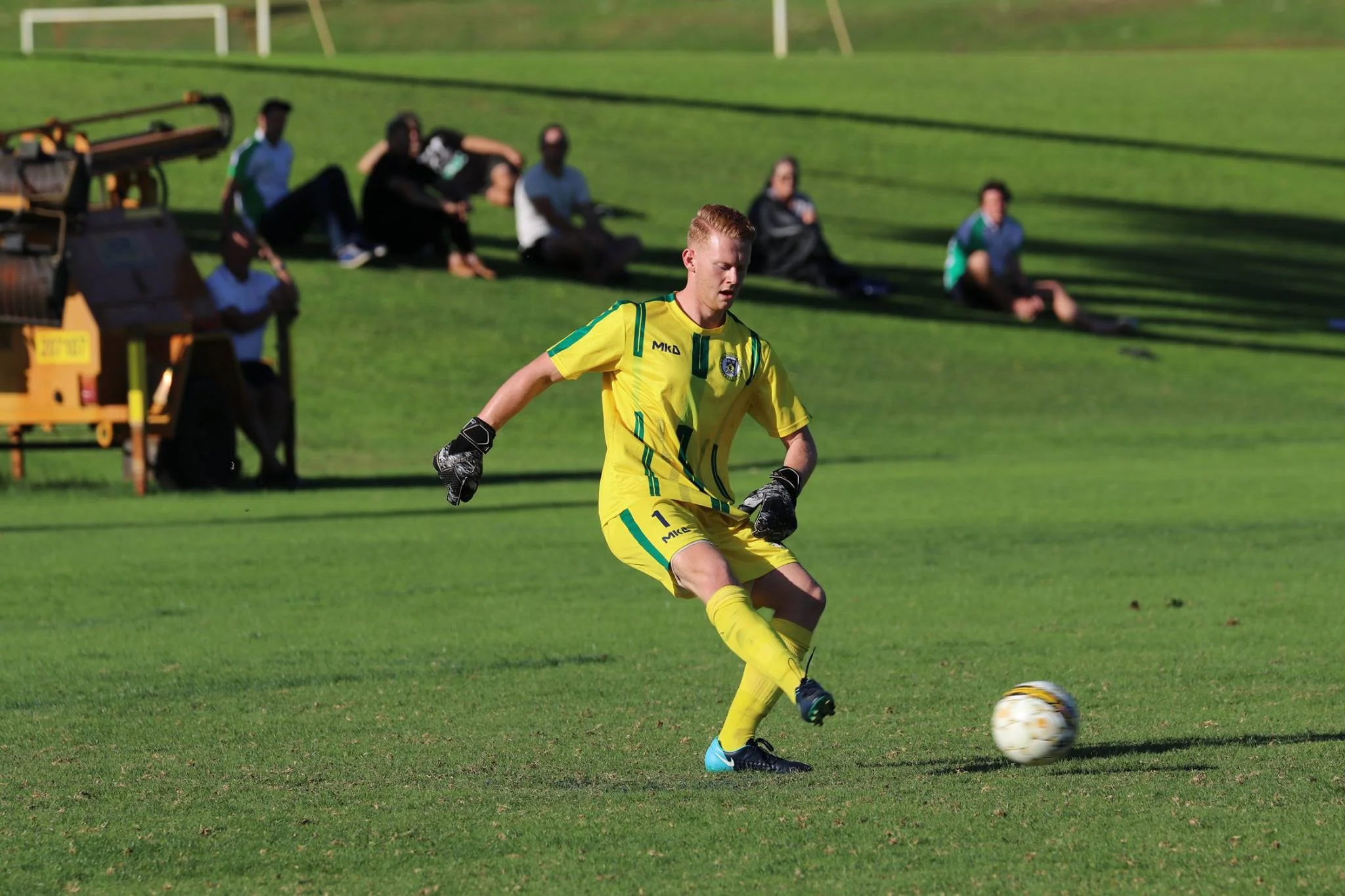 New UWA keeper Rhys Macfarlane was in fine form as his first clean sheet for the club.