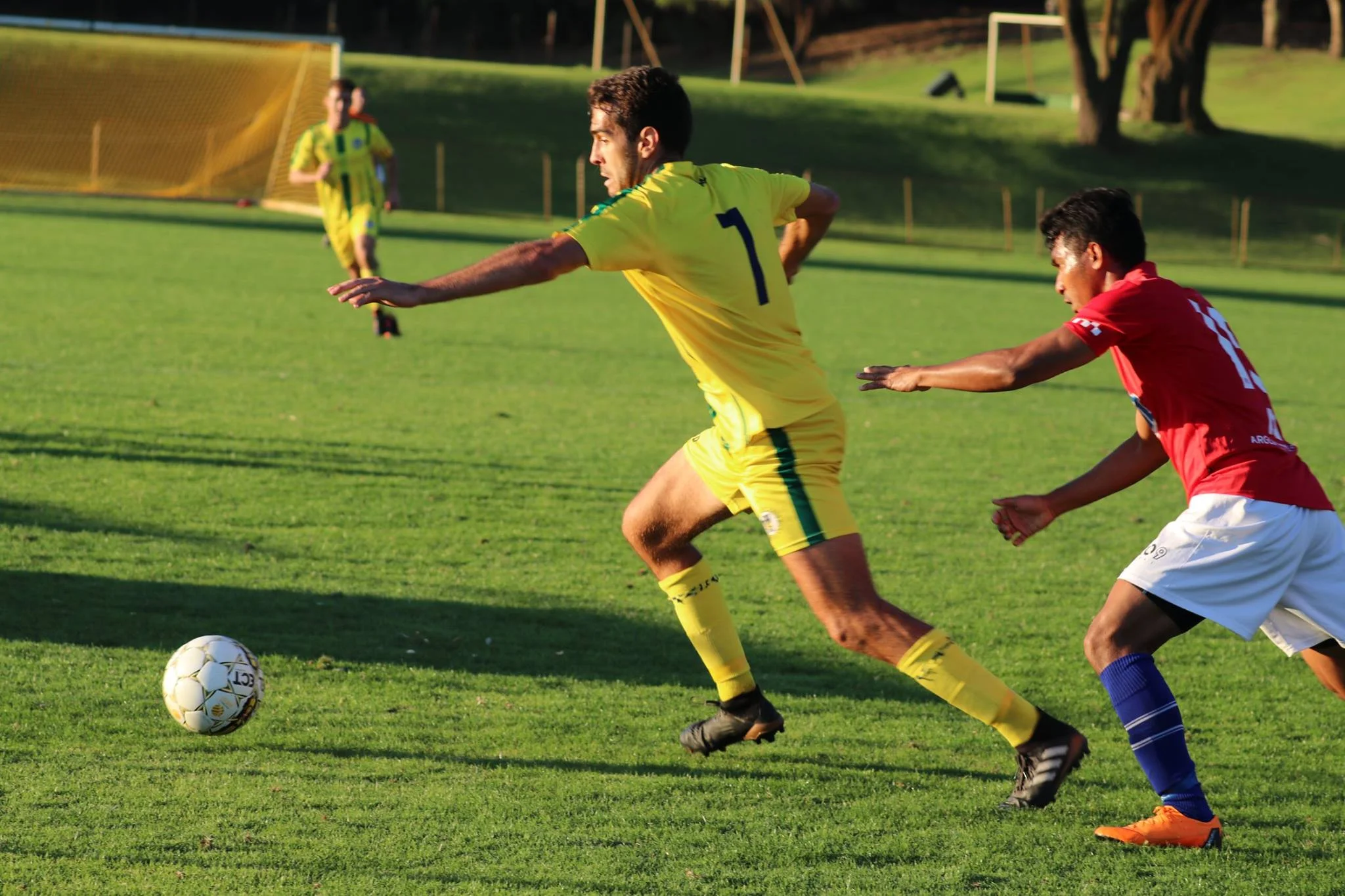 Tim Robertson's header opened the scoring on the hour mark - Credit: Gabriele Maluga
