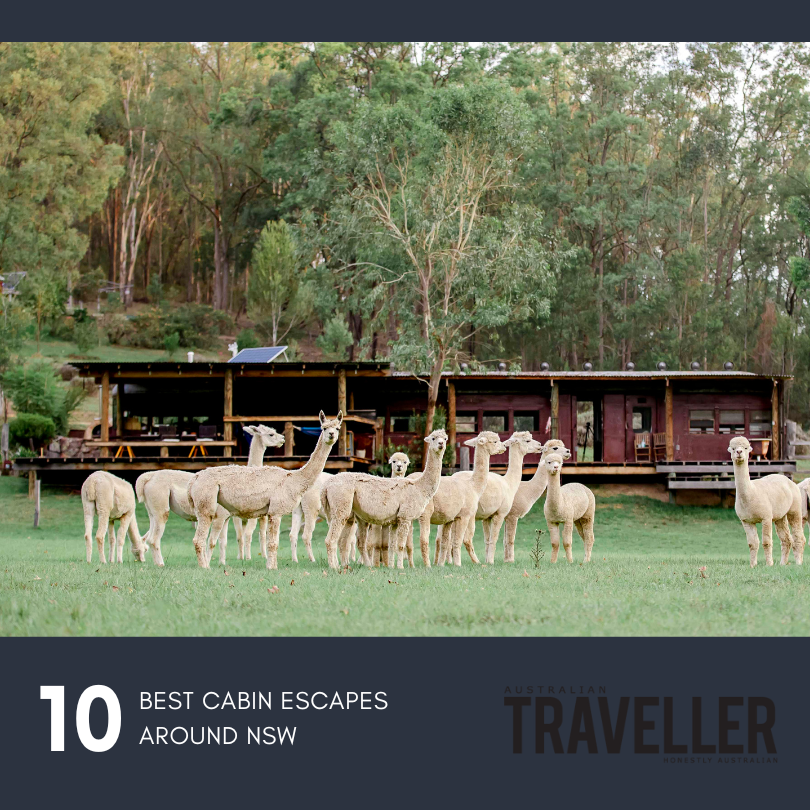 Traveller Magazine Top 10 Cabin Escapes in NSW