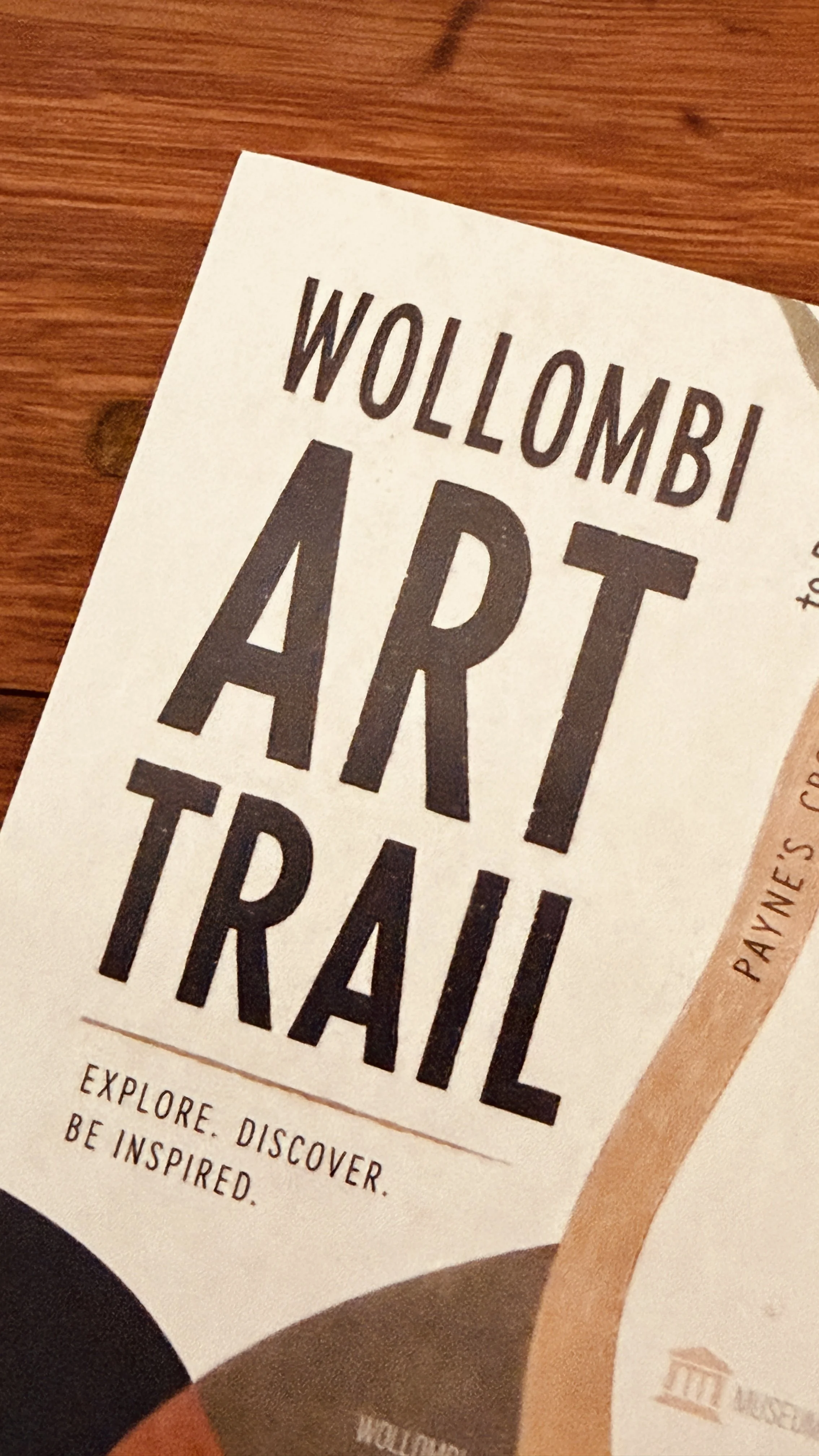 Wollombi Art Walk Trail through the Village
