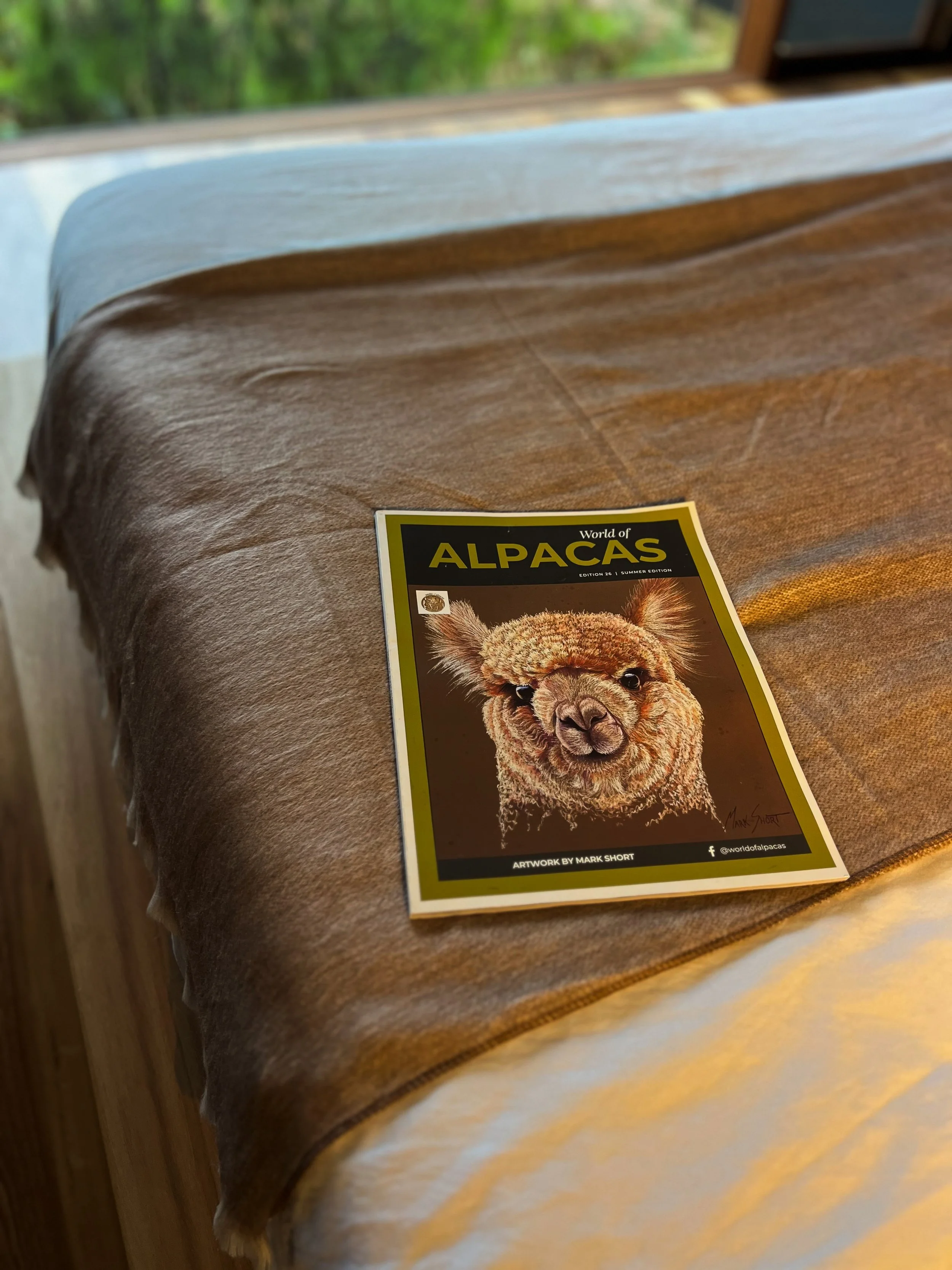 alpaca throw bed cover