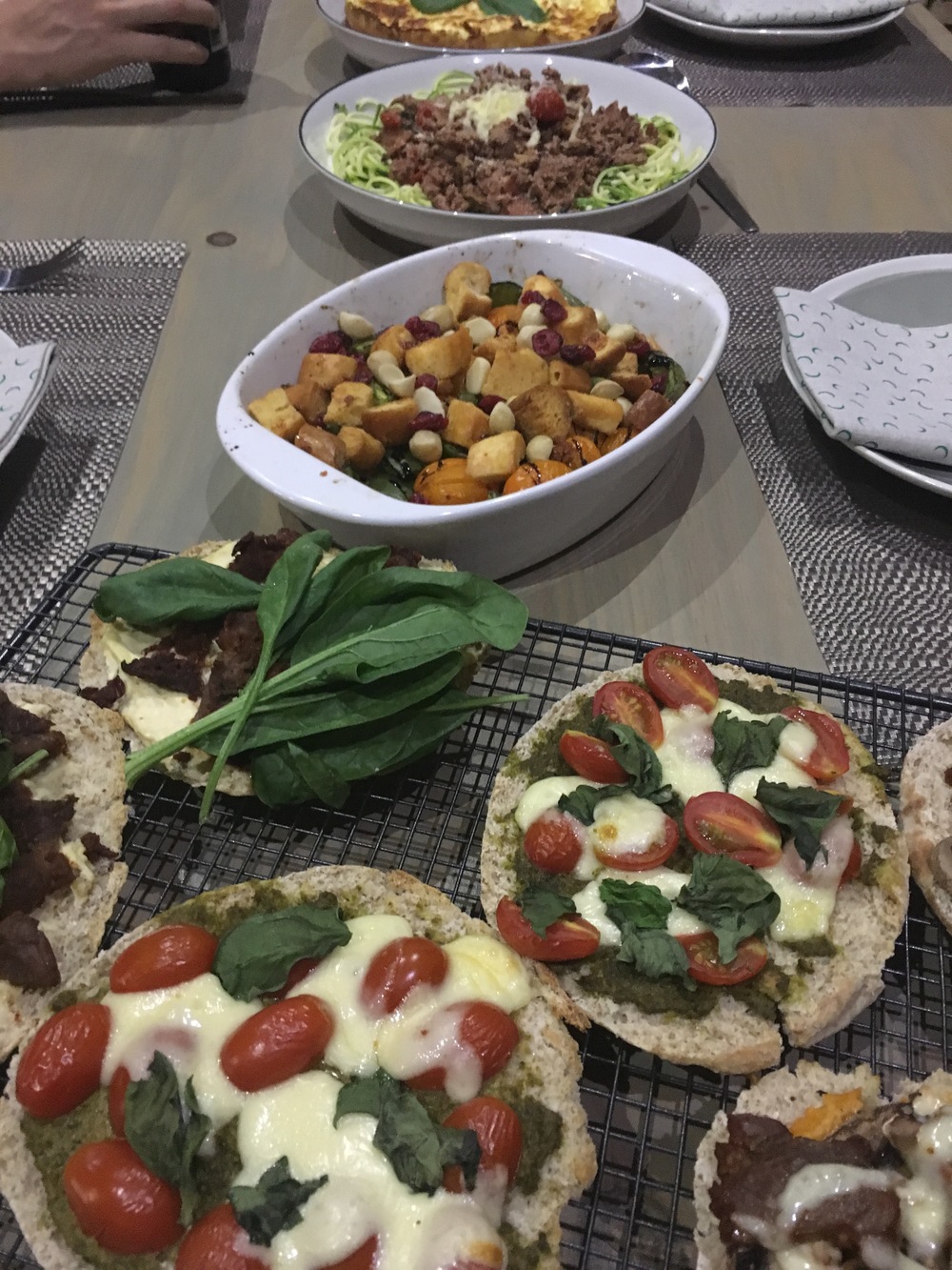  The Italian spread, served family style 