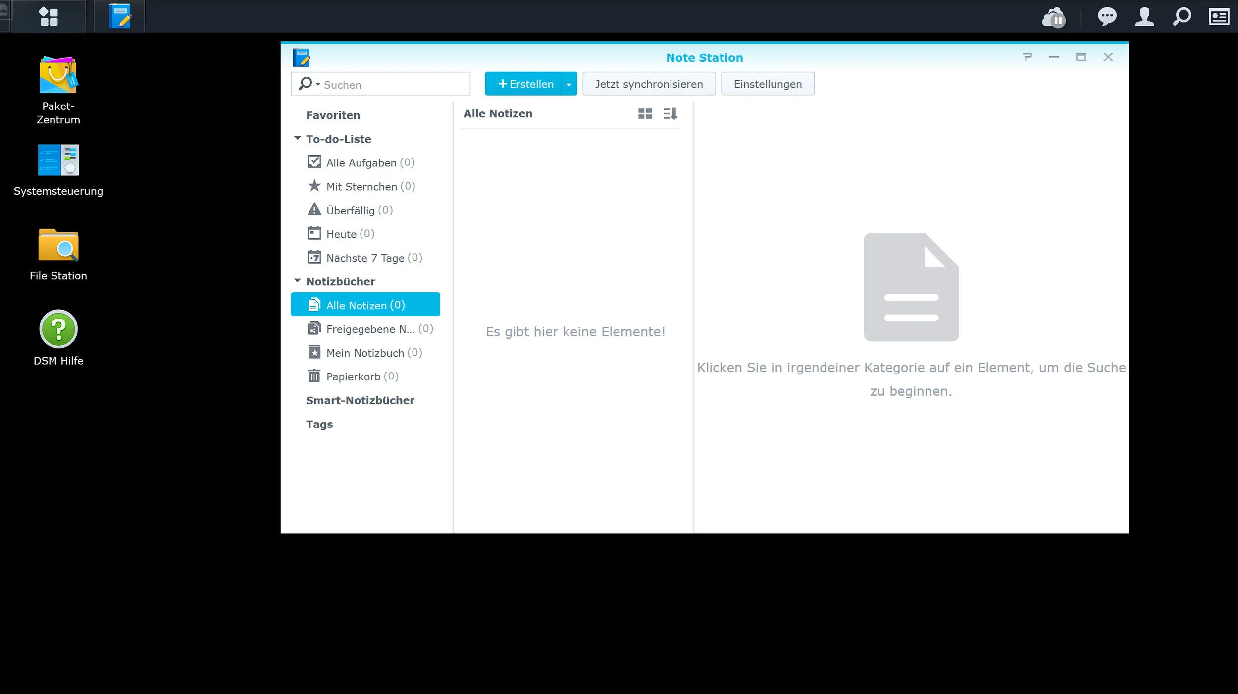 5. The application starts immediately and you can start working with it