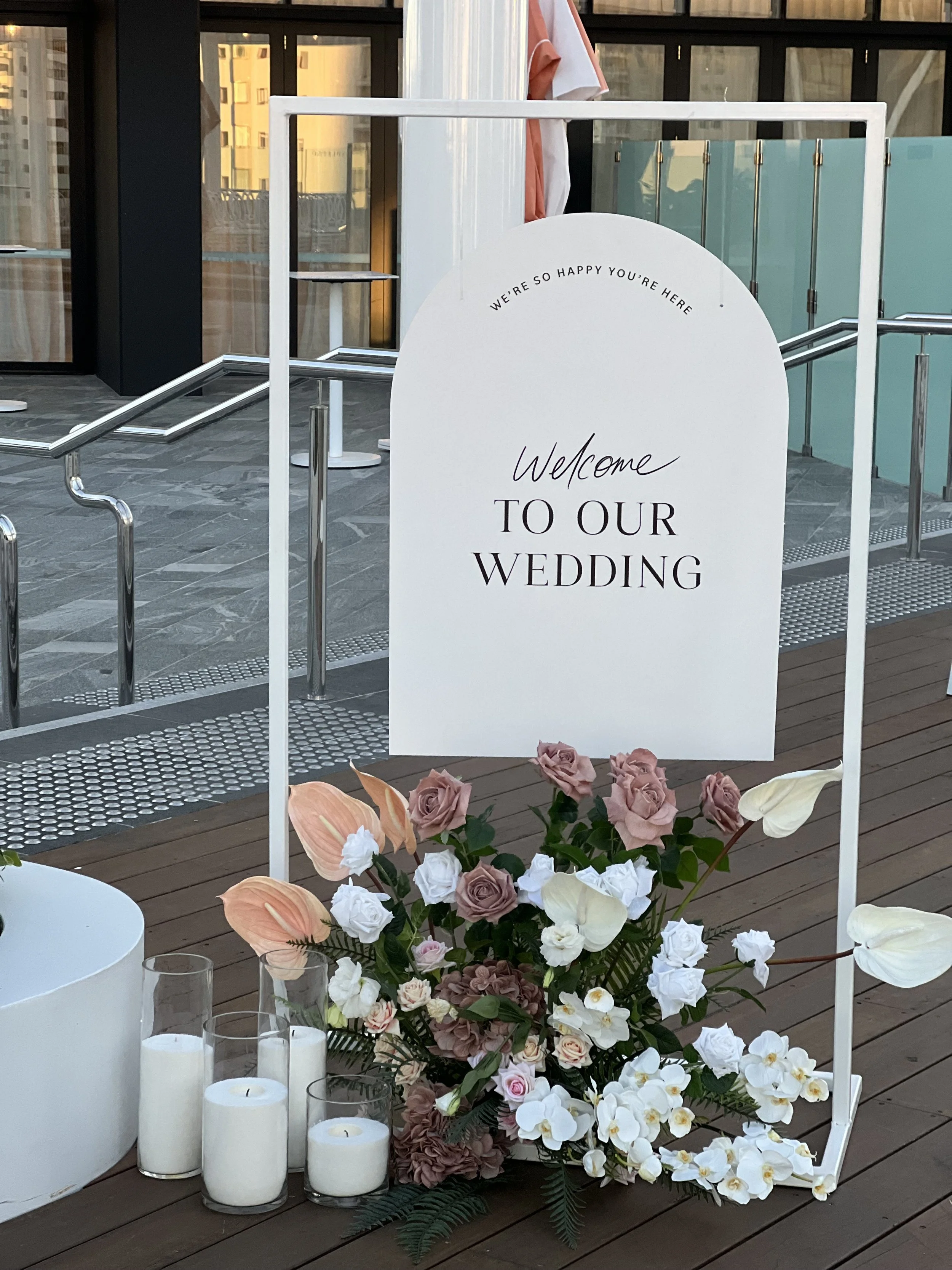 Acrylic Welcome Sign