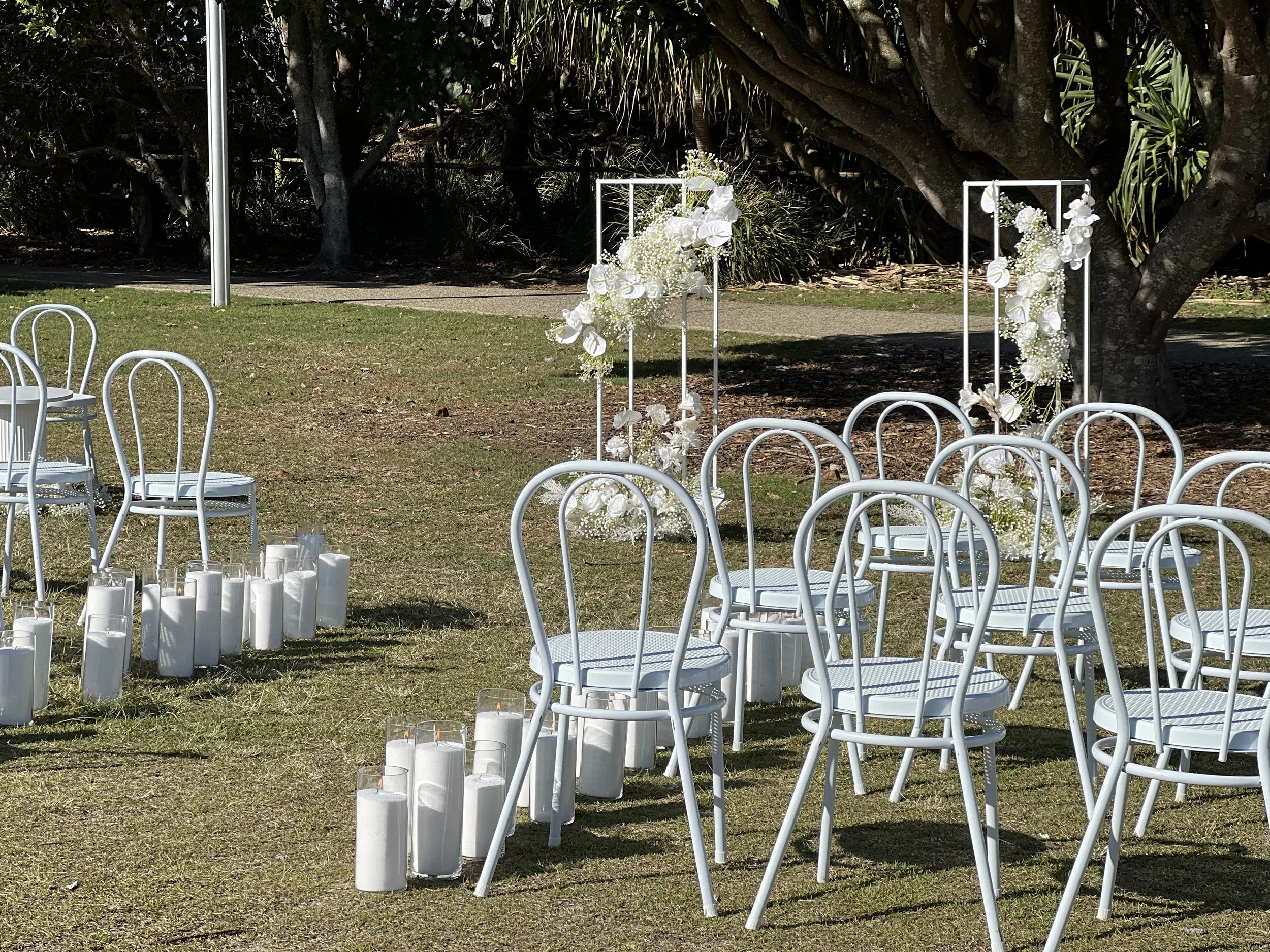 Faux Floral - Whites & Babies Breath Set