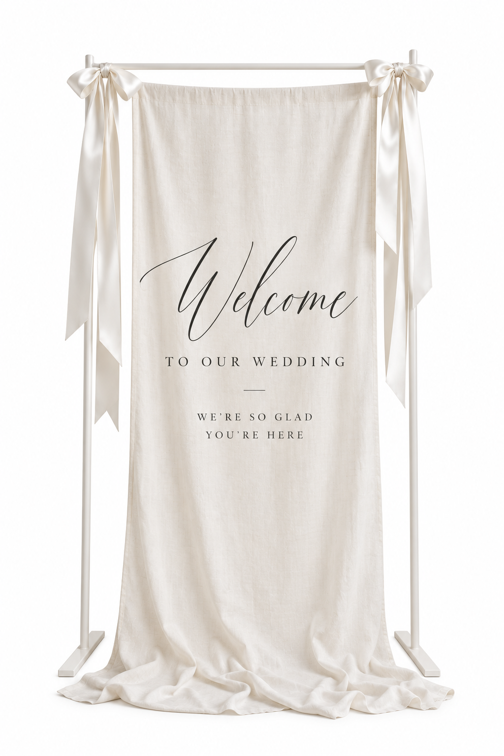 Fabric welcome sign hire.png
