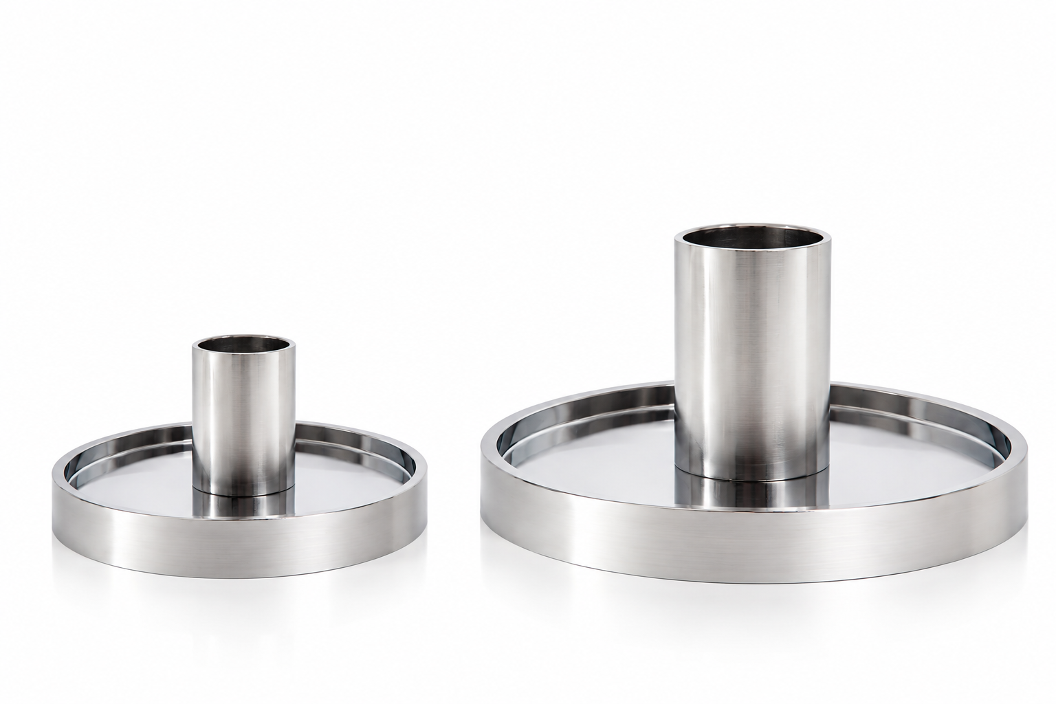Silver taper candle holder hire gold coast.png