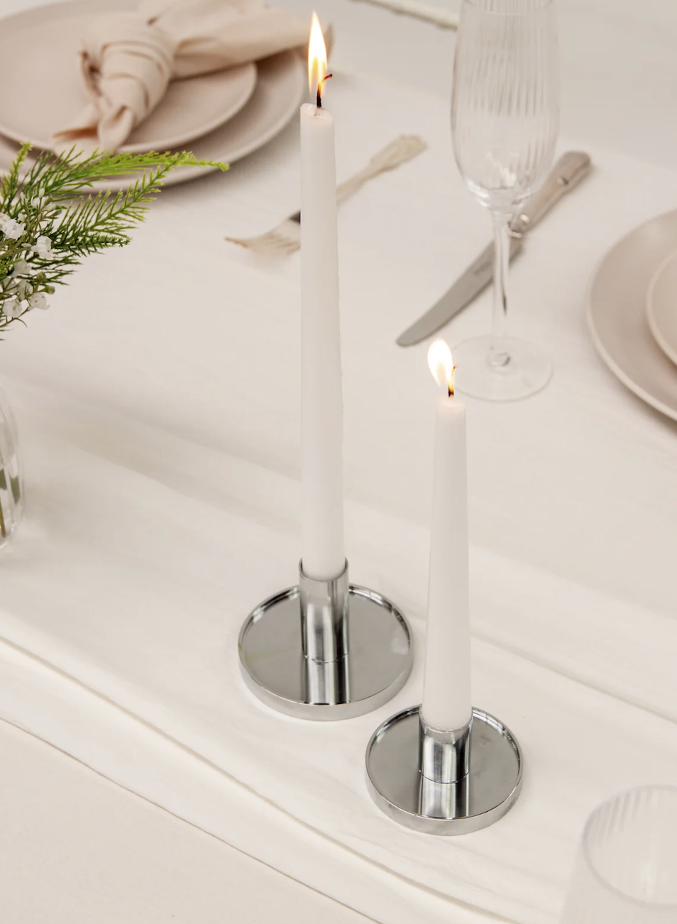 Silver taper candle holder hire.png