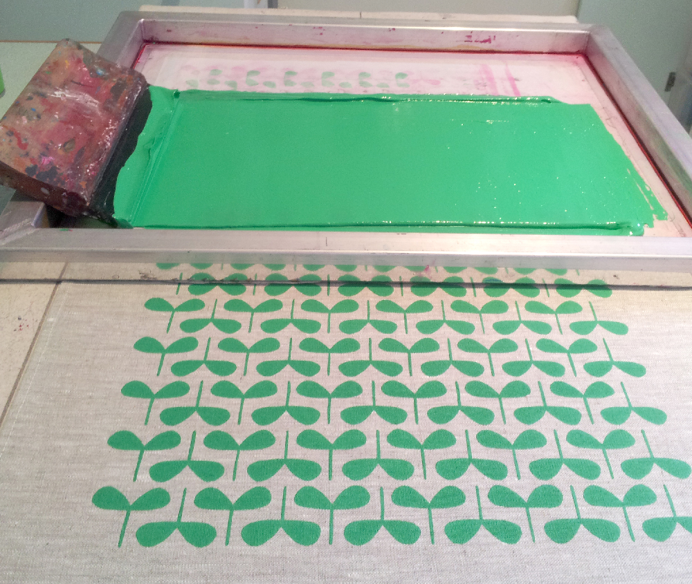 screen printing seedlings