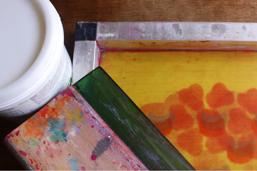 ink + screen + squeegee = happiness
