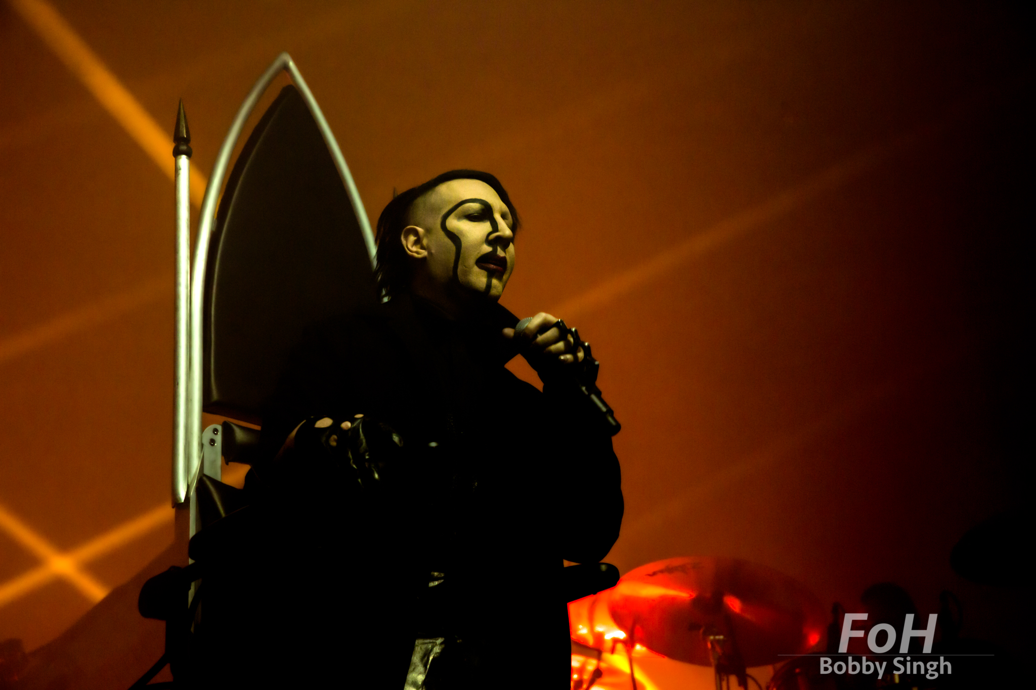  Toronto, CANADA. Marilyn Marilyn Manson performs on the "Heaven Upside Down" Tour at Rebel Nightclub. Bobby Singh 