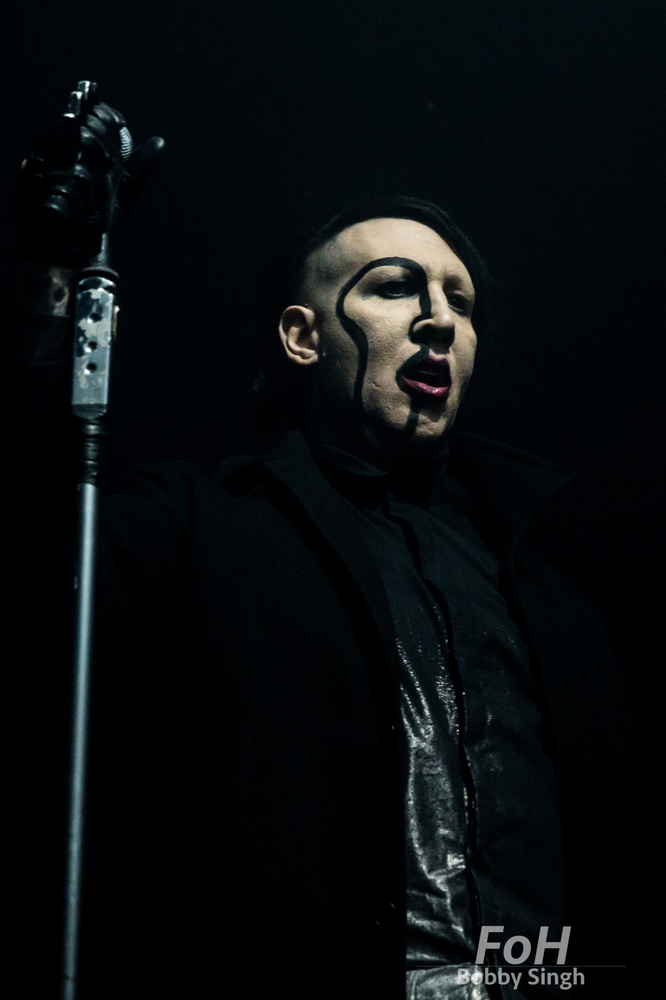  Toronto, CANADA. Marilyn Marilyn Manson performs on the "Heaven Upside Down" Tour at Rebel Nightclub. Bobby Singh 