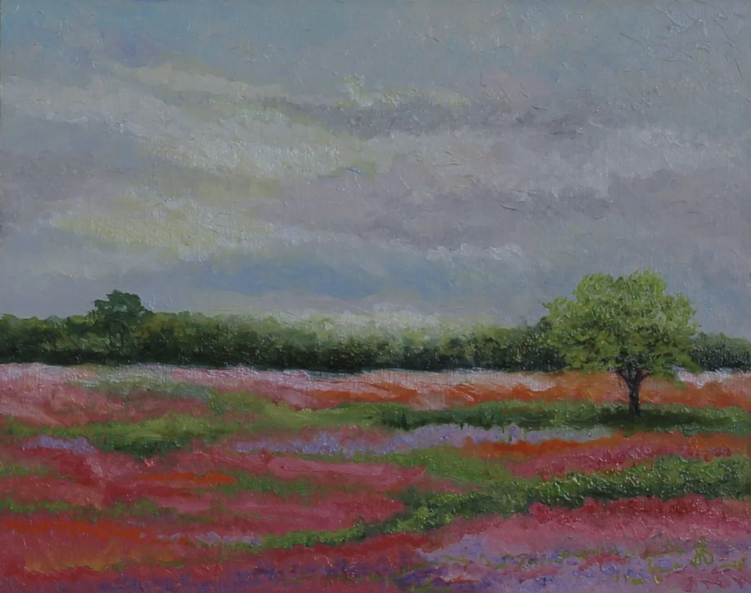  Oil on primed aluminum composite panel 11 x 14 inches unframed 