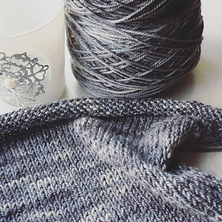 My Mama Vertebrae cardi - very much in progress