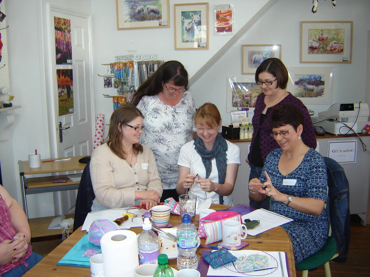 Teaching: always a pleasure to enable a new generation of knitters