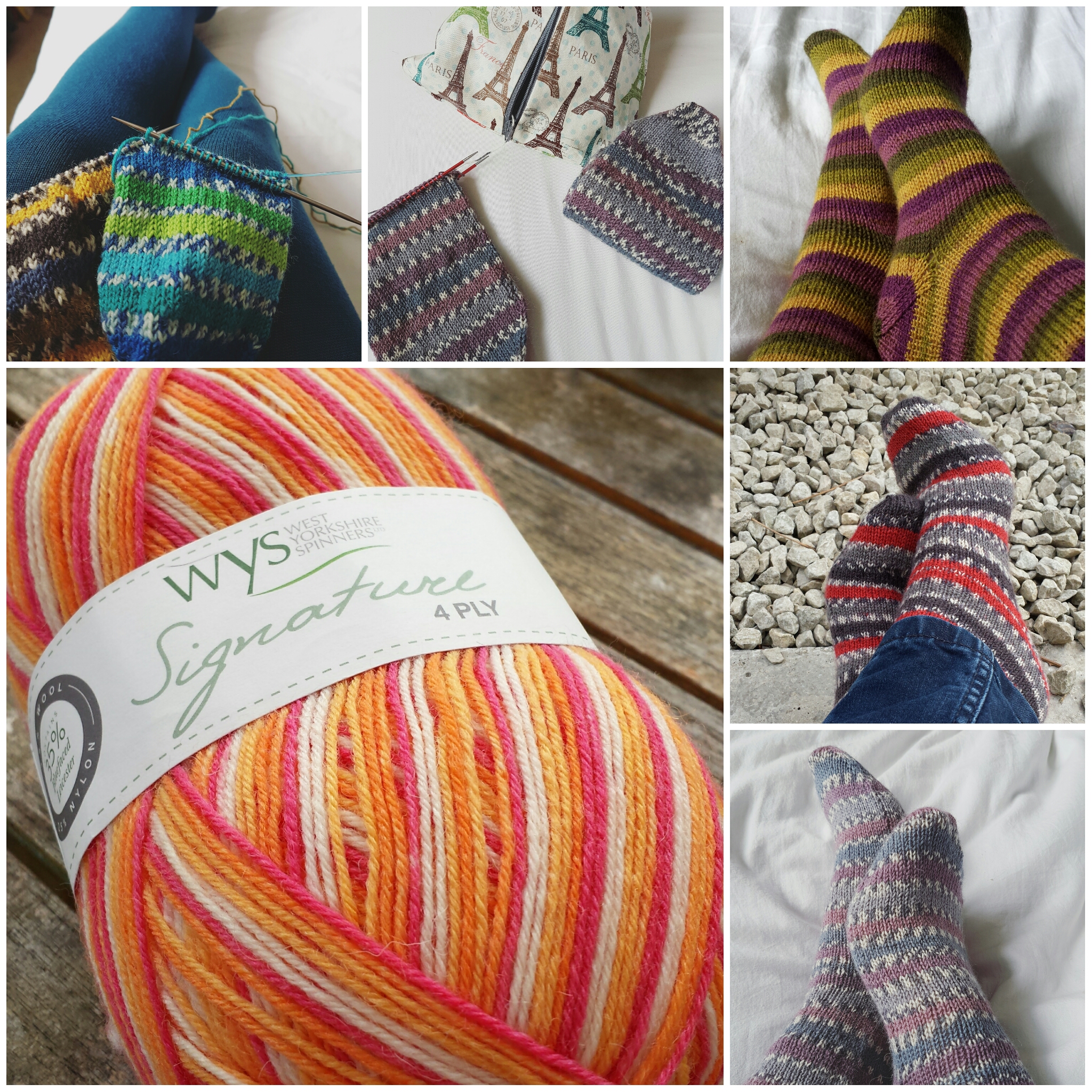 Yarn from West Yorkshire Spinners features heavily in my recent FO photos