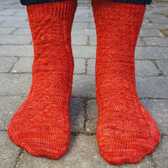 Precious Metals Socks - photo by kind permission of Anna-Maja (agrajag42 on Ravelry)