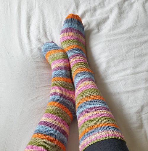 Super sock snake pattern