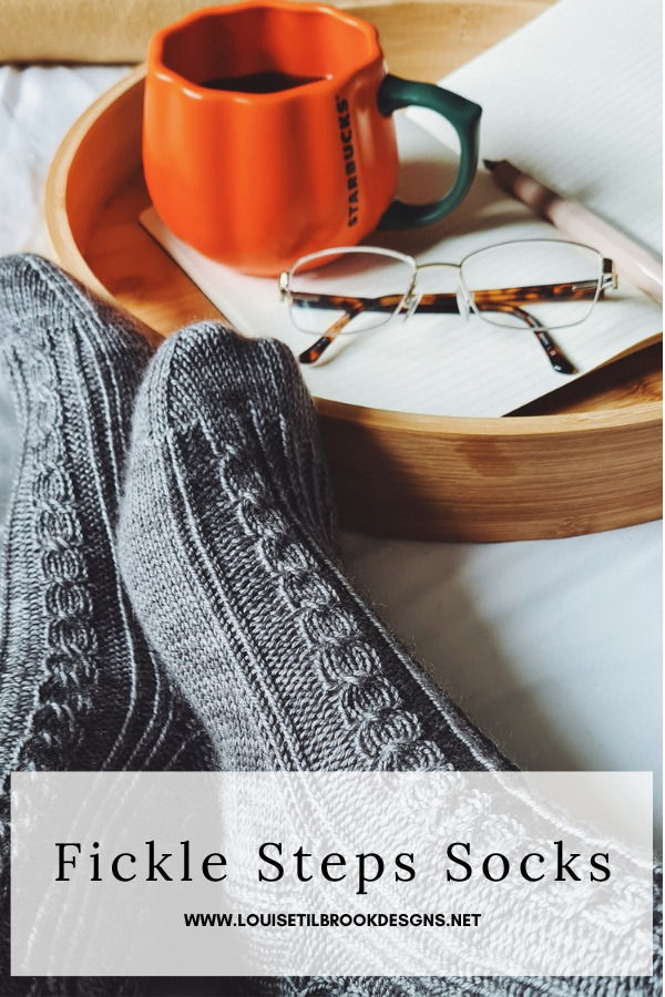 Fickle Steps: a new sock pattern — Louise Tilbrook Designs