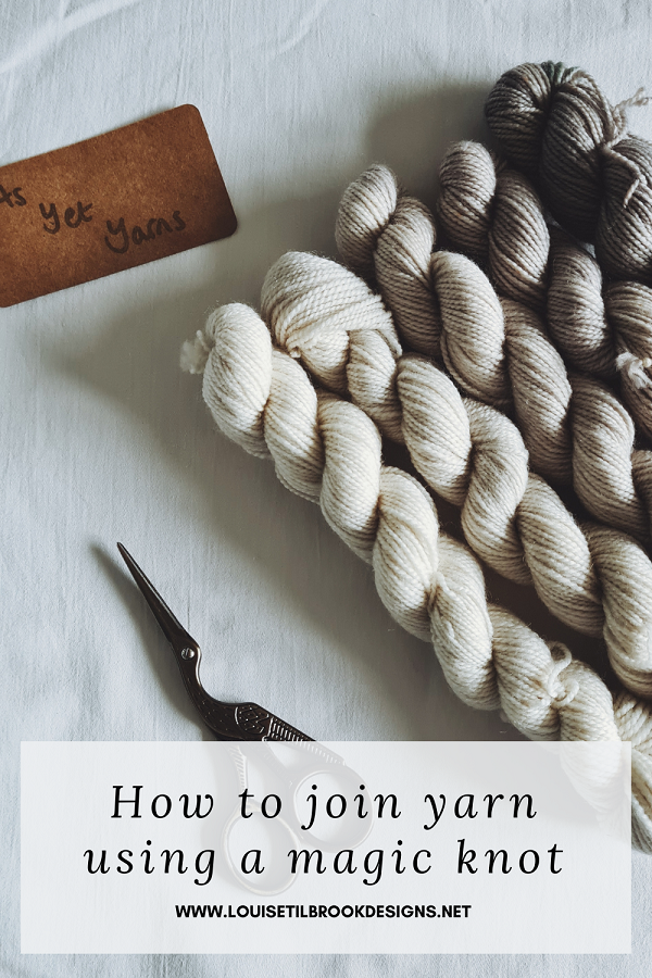 Magic Knot - The easiest way to join a new ball of yarn in