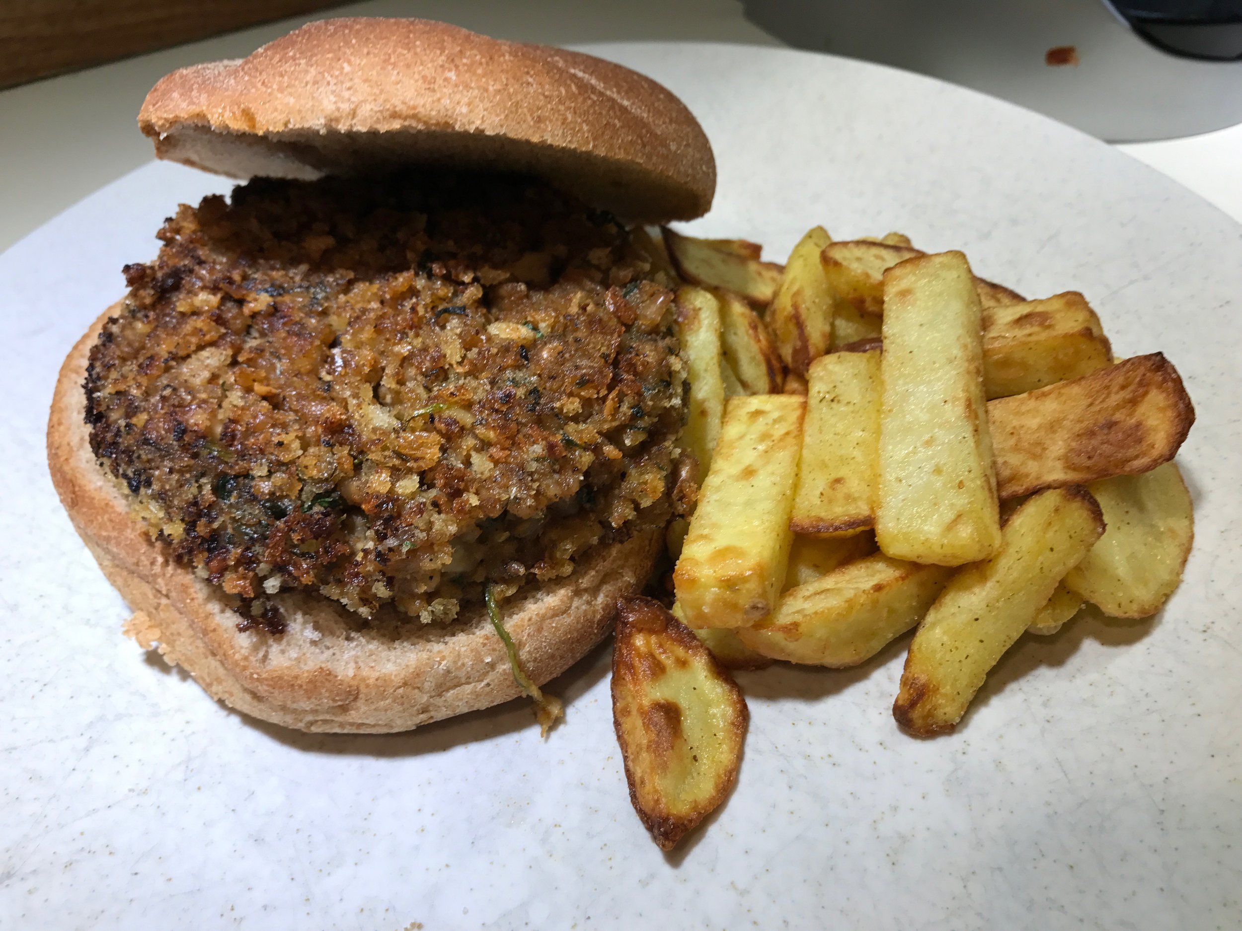 Vegan Burgers & 'Air' Fries