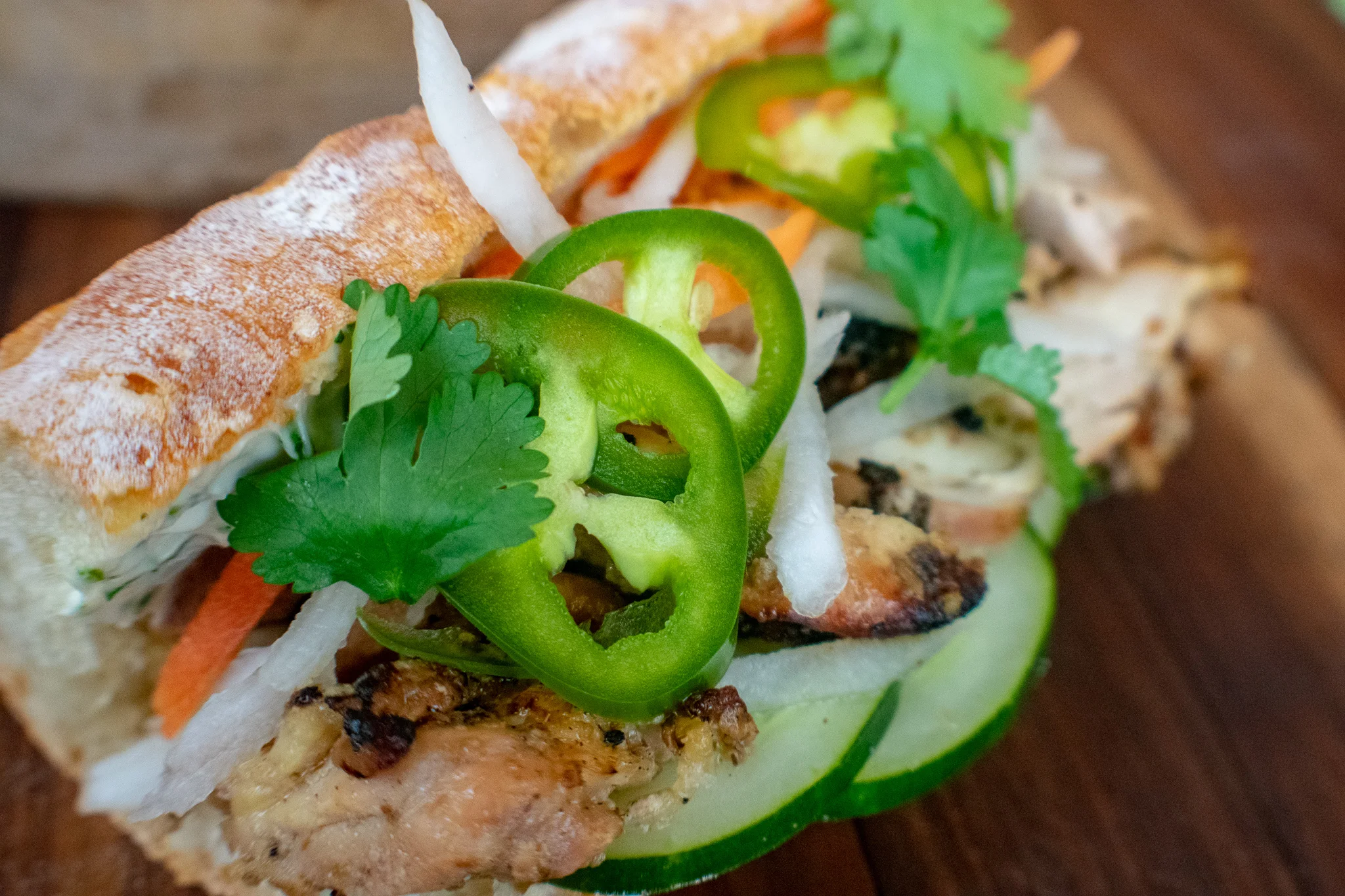 Chicken Bánh mì Sandwich