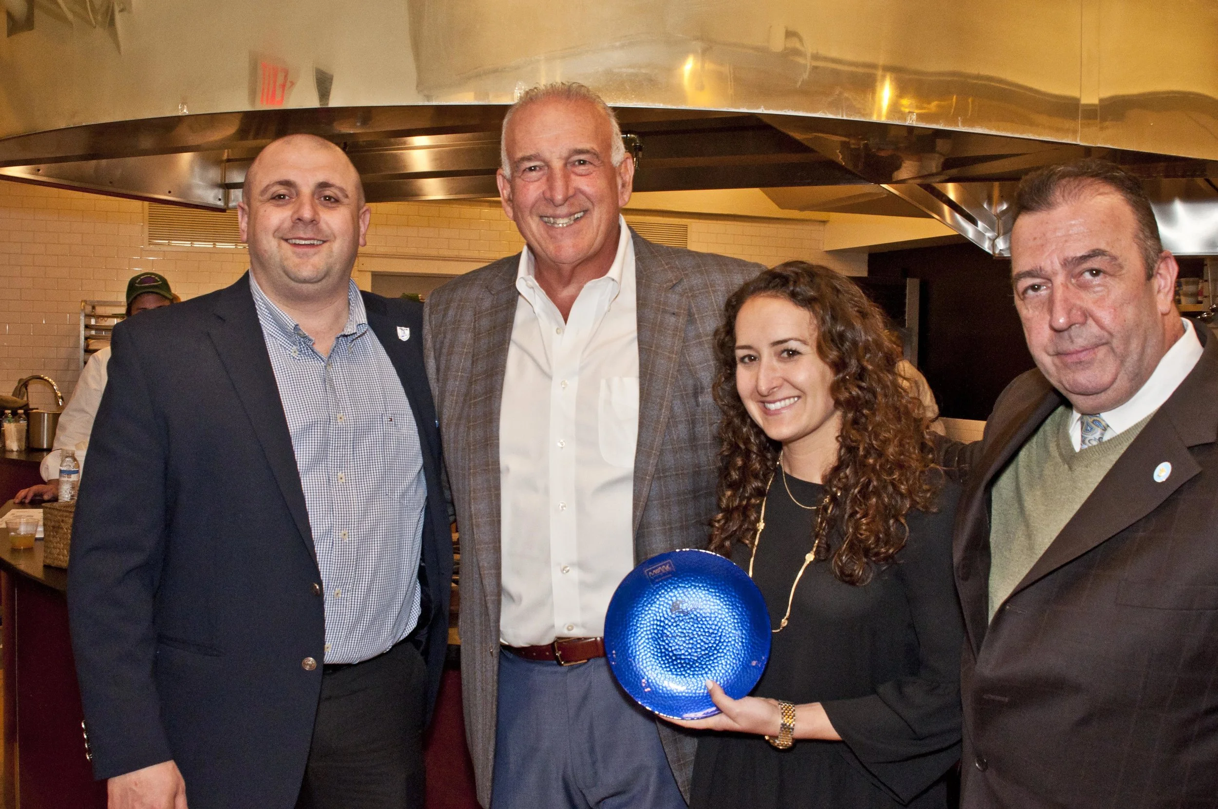 Chefs Ray and John with Henry and Allie Wainer.
