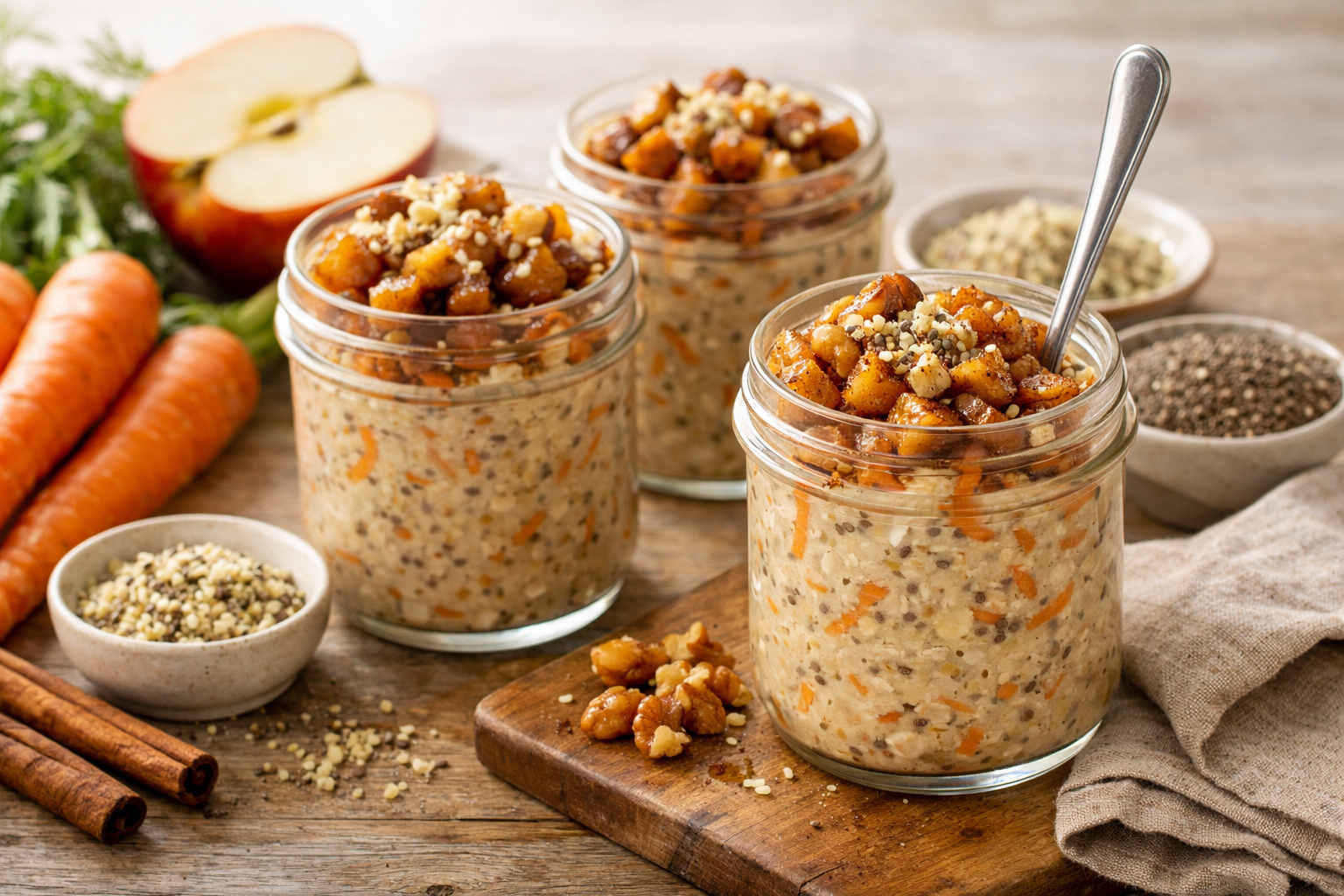 Carrot Cake Overnight Oats