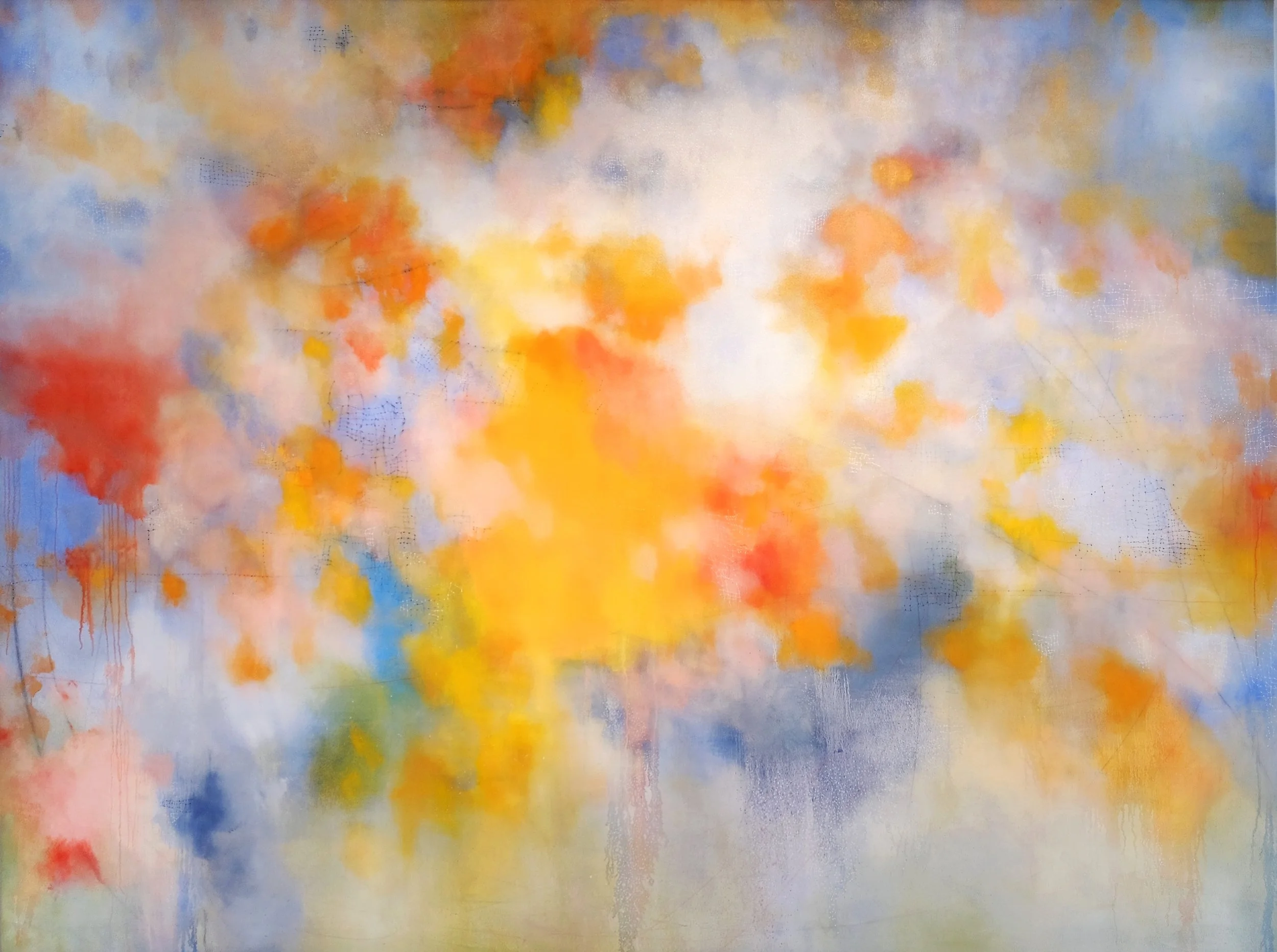 When Cupid Went Crazy oil on canvas 75” x 110” 2019