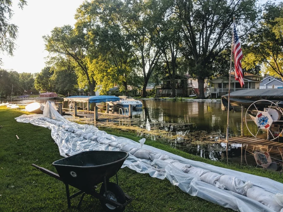 August 2018 Yahara Lakes flooding